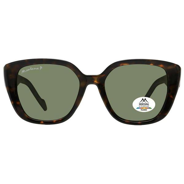 Montana Sunglasses MP180 C Shiny Dark Turtle Green Polarized