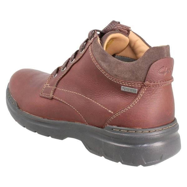 Clarks Mens Clarks Gore-Tex Waterproof Lace Up Casual Boots Rockie2 Up Gtx