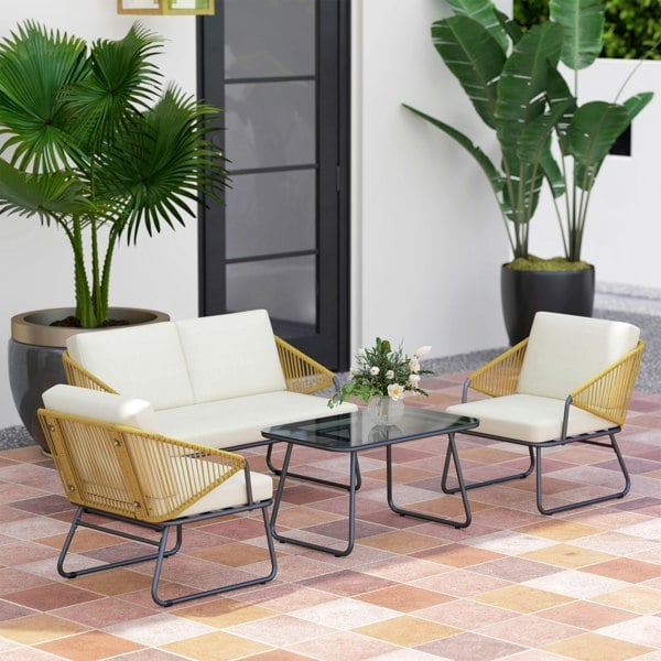 Rattan Sofa Set