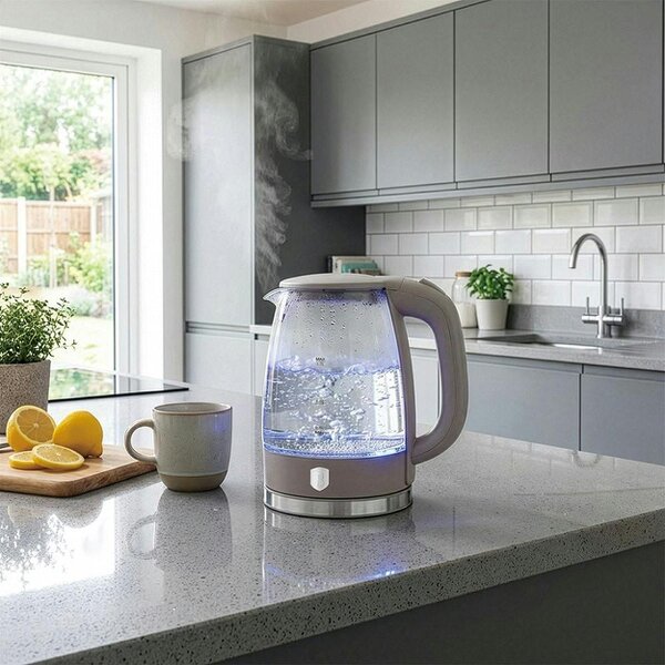 Berlinger Haus Electric Glass Kettle Taupe BH9814