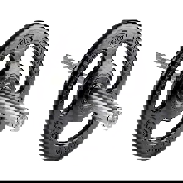 York Barbell ISO-Grip Rubber Olympic Weight Plates 1 x 15kg