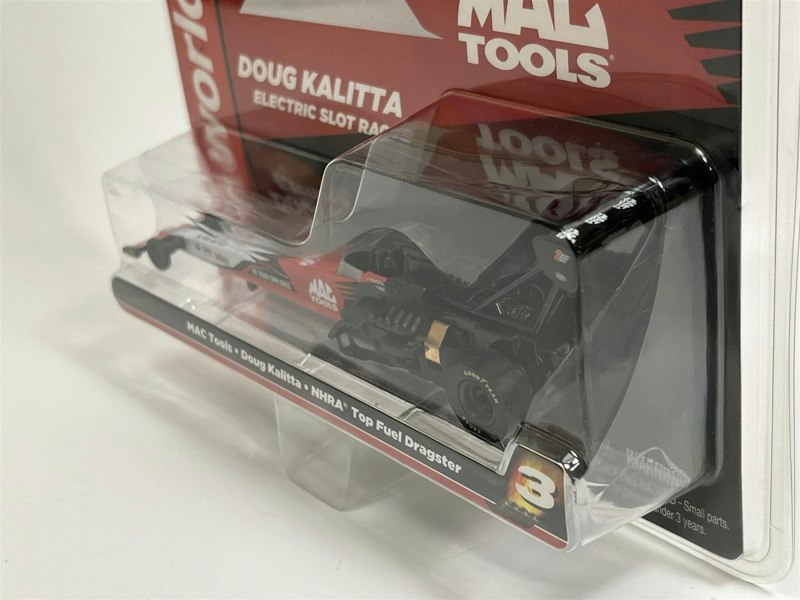 Auto World Slot Cars MAC Tools Doug Kalitta NHRA Top Fuel Dragster HO Scale Slot Car SC370-3