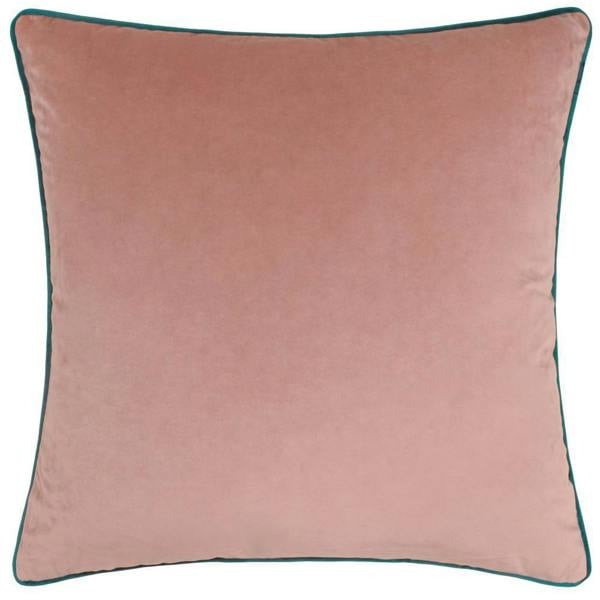 Furn Meridian Velvet Cushion Cover - Blush/Teal