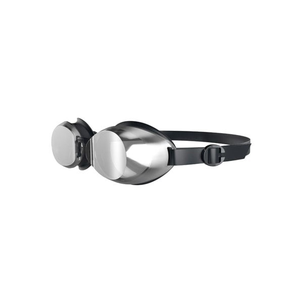 Speedo Unisex Adult Jet 2.0 Swimming Goggles - Black/Chrome