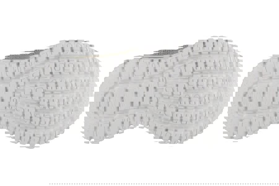 Skechers Gracefull Twisted Fortune Womens Casual Walking Trainers, white rubber sole with square and rectangular tread pattern.