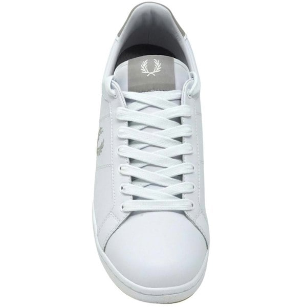 Fred Perry B6202 200 B722 White Leather Trainers