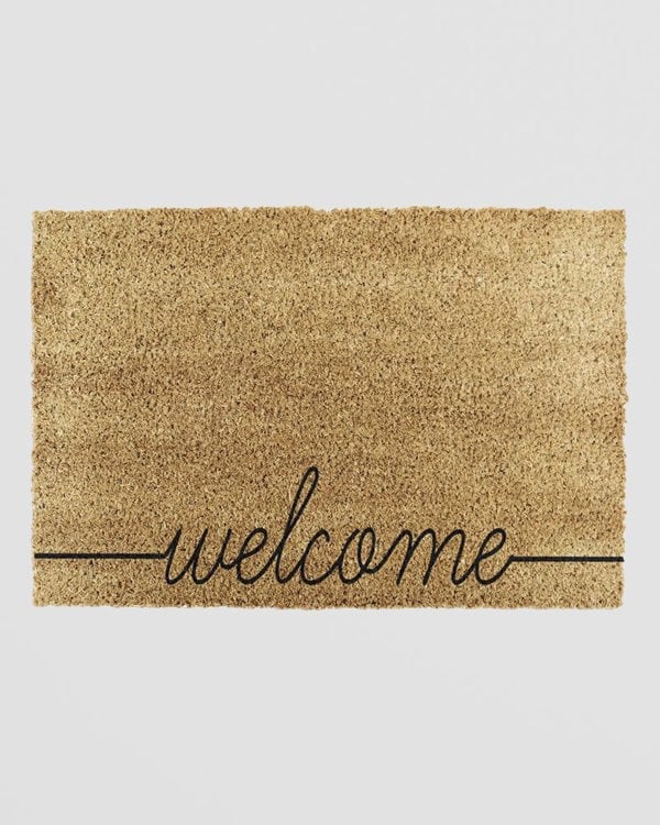 Curly Welcome Doormat