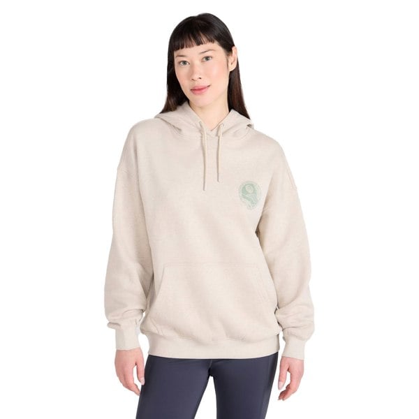 Mountain Warehouse Women's Mountain Collage Relaxed Fit Hoodie - Beige