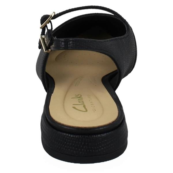 Clarks Ladies Clarks Buckle Fastening Slingback Shoes Sensa 15 Shine