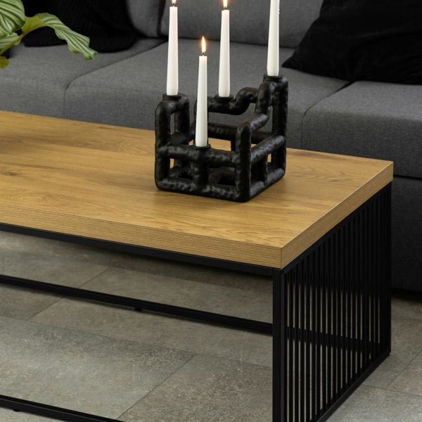 Furniture To Go Strington Coffee Table in Black and Oak