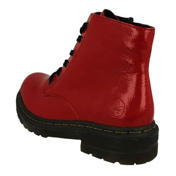 Rieker Ladies Rieker Lace Up Detailed Ankle Boots 78240