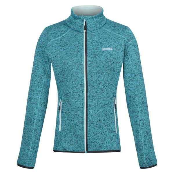 Regatta Women's Newhill Marl Full Zip Fleece Jacket - Tahoe Blue/Bleached Aqua