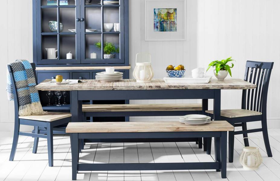 Statement Furniture Florence Solid Acacia Hardwood Dining Bench 140cm Long