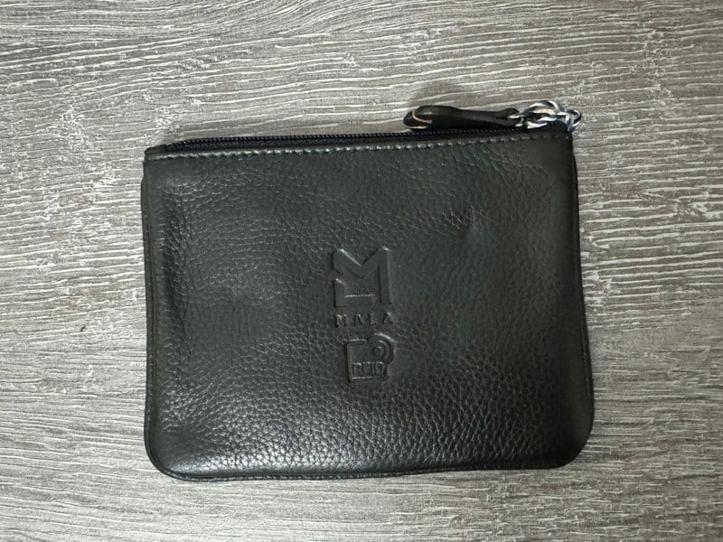 Mala Leather Kitty Crew Coin RFID Leather Purse