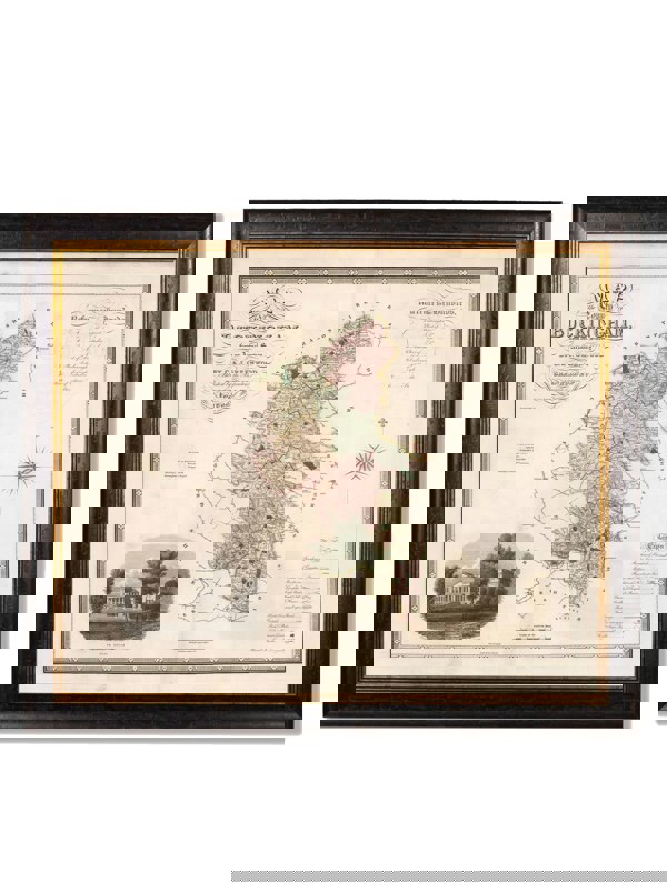 Exceptional Art c.1830 County Maps of England