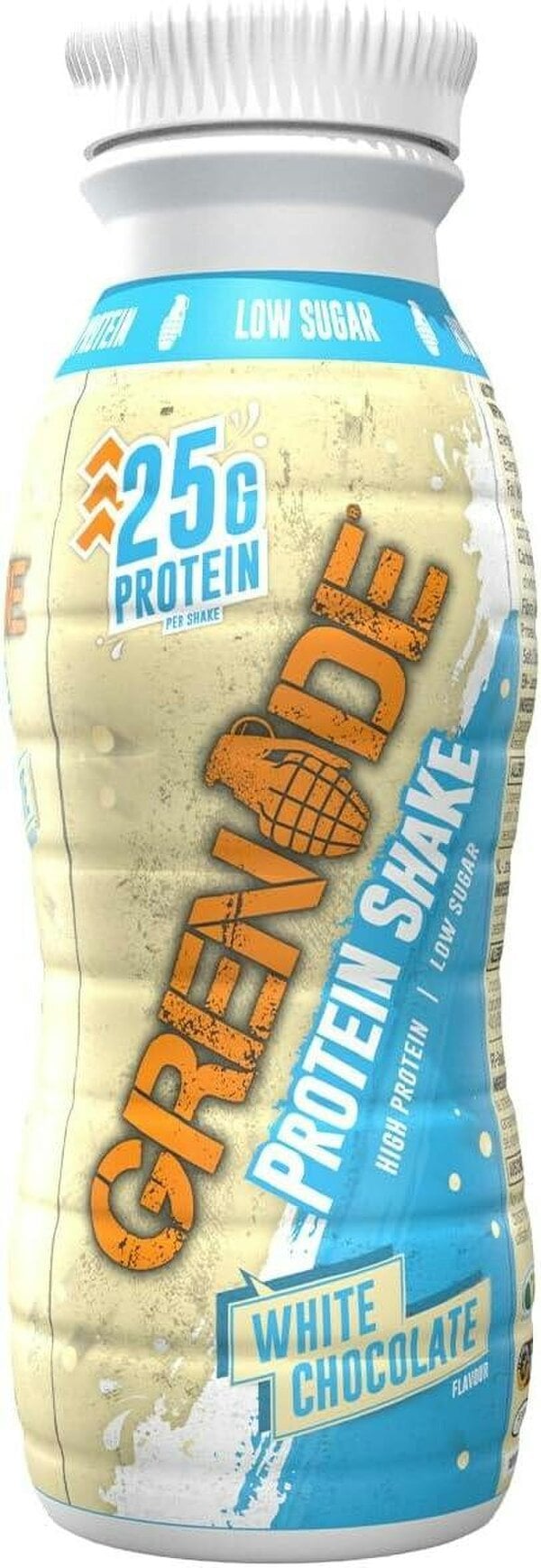 Grenade White Chocolate High Protein Shake, 8 x 330 ml