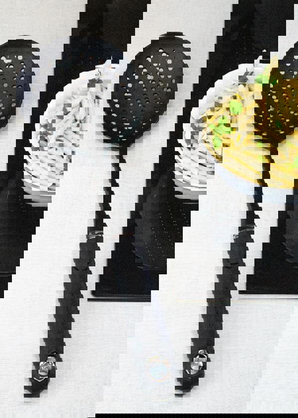 MasterClass 6pc Non-Slip Nylon Kitchen Utensil Set with Skimmer, Ladle, Slotted Spoon, Masher, Cooking Spoon and Slotted Turner