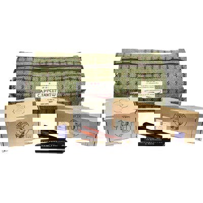 Captain Fawcett's Captain Fawcett Beard Care Kit with Tweed Wash Bag, Brush, Comb + Scissors