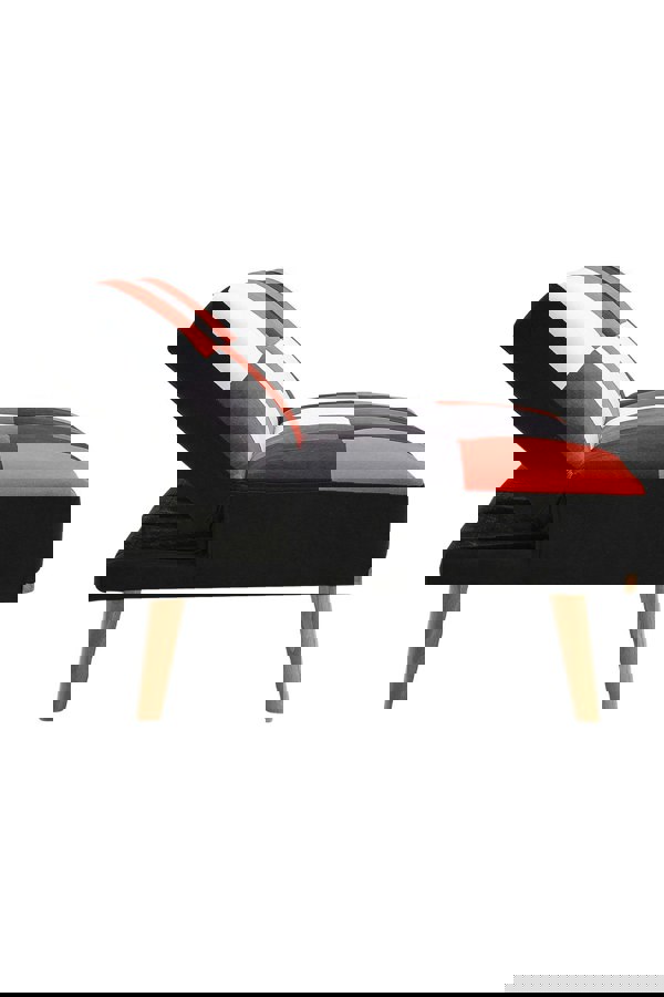 Living and Home 2-Seater Multicolour Checkered Sofa Bed