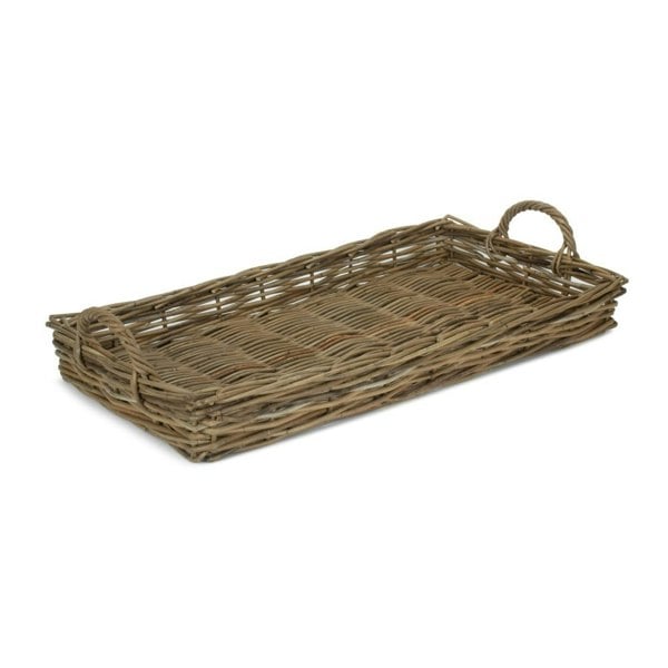 Rectangular Rattan Serving Tray