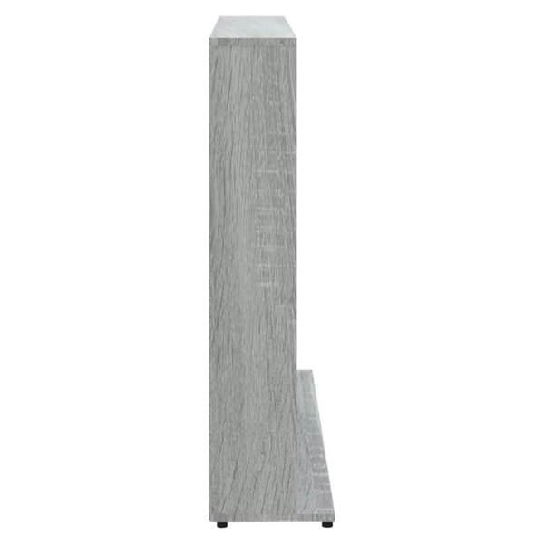 Berkfield CD Cabinet Grey Sonoma 102x23x89.5 cm Engineered Wood
