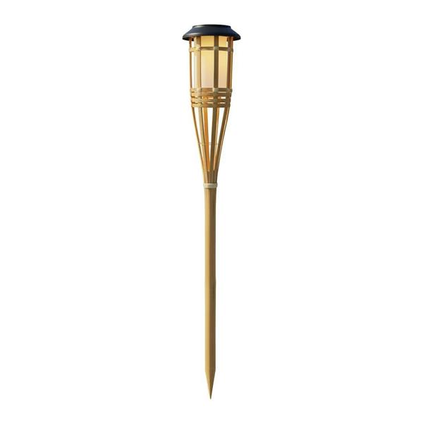 Milagro Bamboo Solar Lamp 1800K Ip44 Bamboo