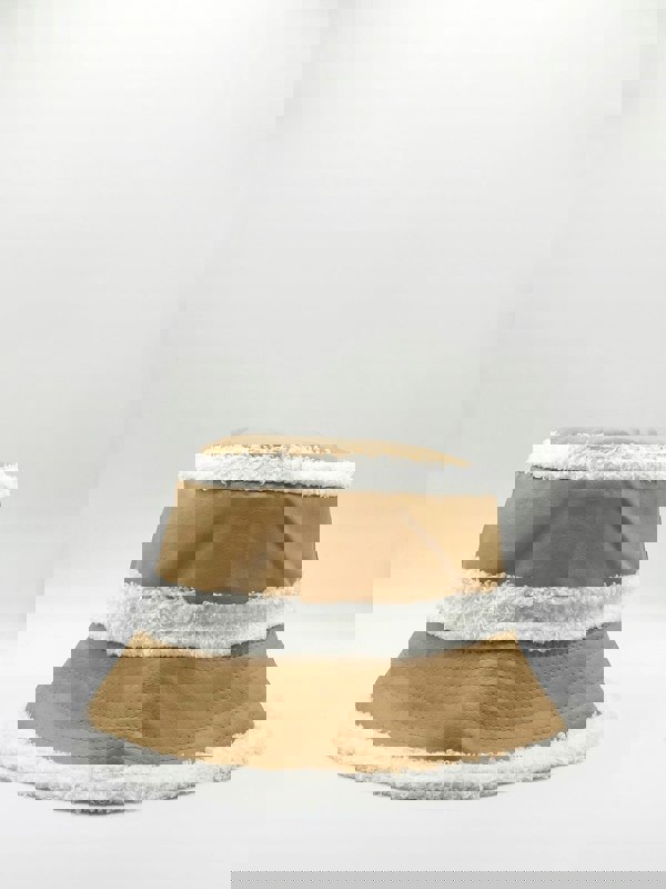 SVNX Reversible PU Bucket Hat with Borg Trims