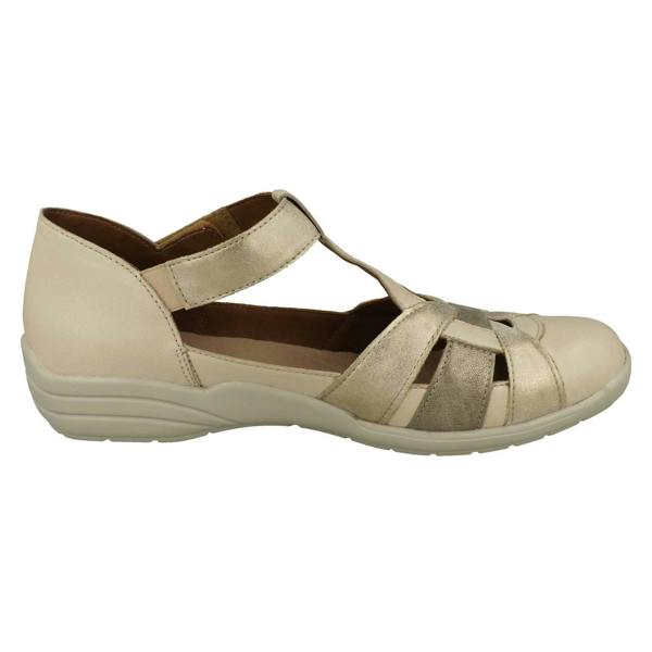 Remonte Ladies Remonte Cut Out Detailed Wide Fitting Summer Shoes R7601