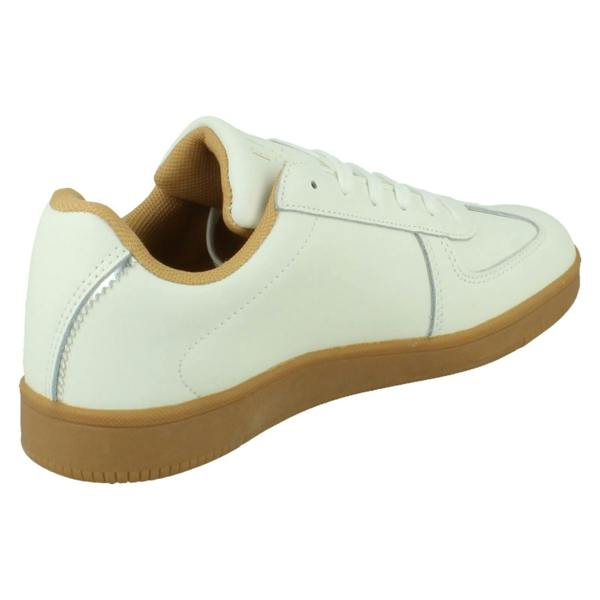 Elle Sport Ladies Elle Sport Leather Lace up Trainers F7412