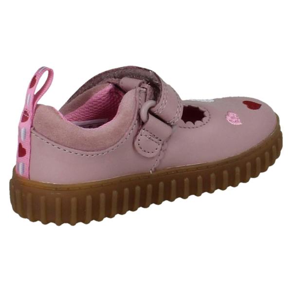 Clarks Girls Clarks T-Bar Shoes Cove Heart T