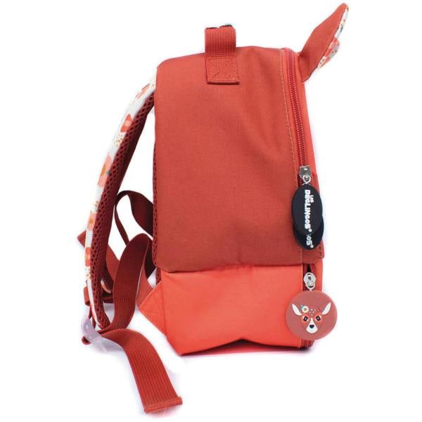 Les Deglingos Picnic Lunch bag with Box - Brown
