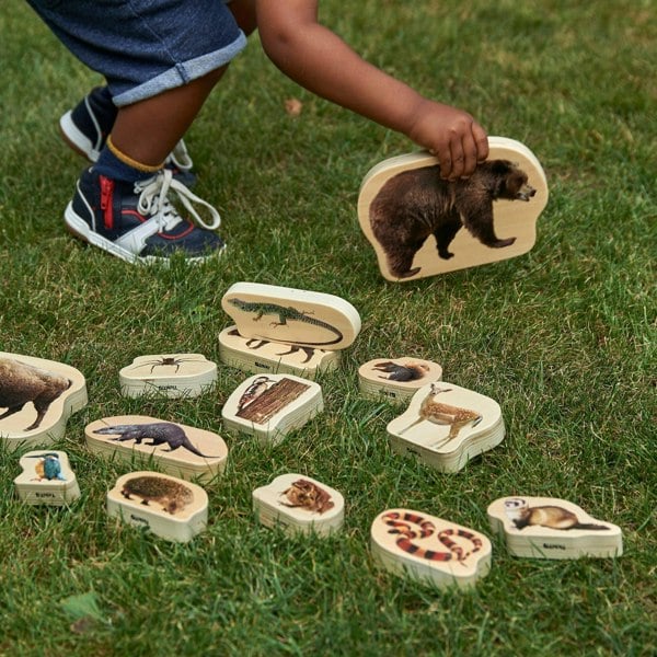 tickit Wooden Forest Animal Blocks