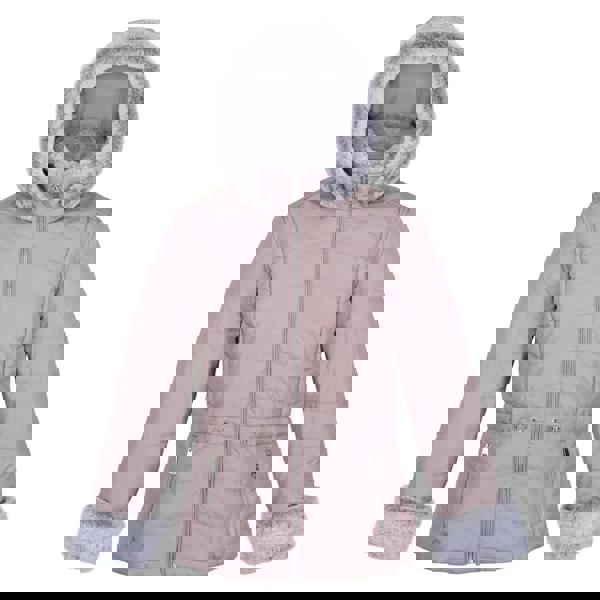 Regatta Womens Willabella Faux Fur Trim Jacket - Lilac Chalk