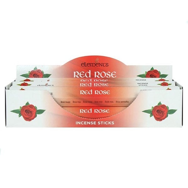 Serano Set of 6 Packets of Elements Red Rose Incense Sticks
