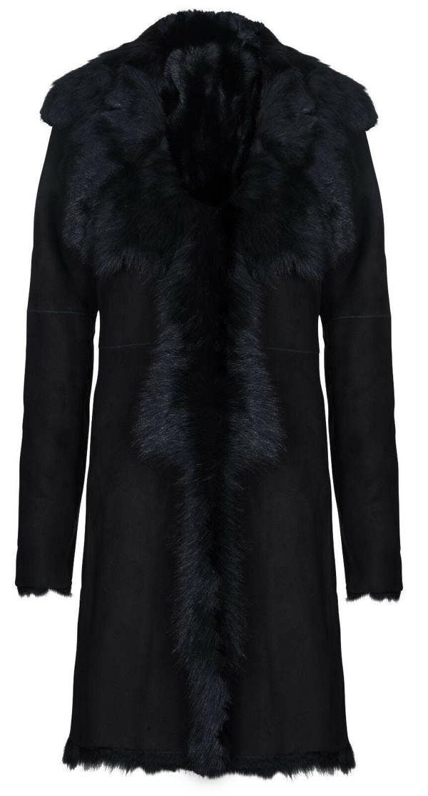 Infinity Leather Womens Toscana Sheepskin Suede Trench Coat-Tbilisi