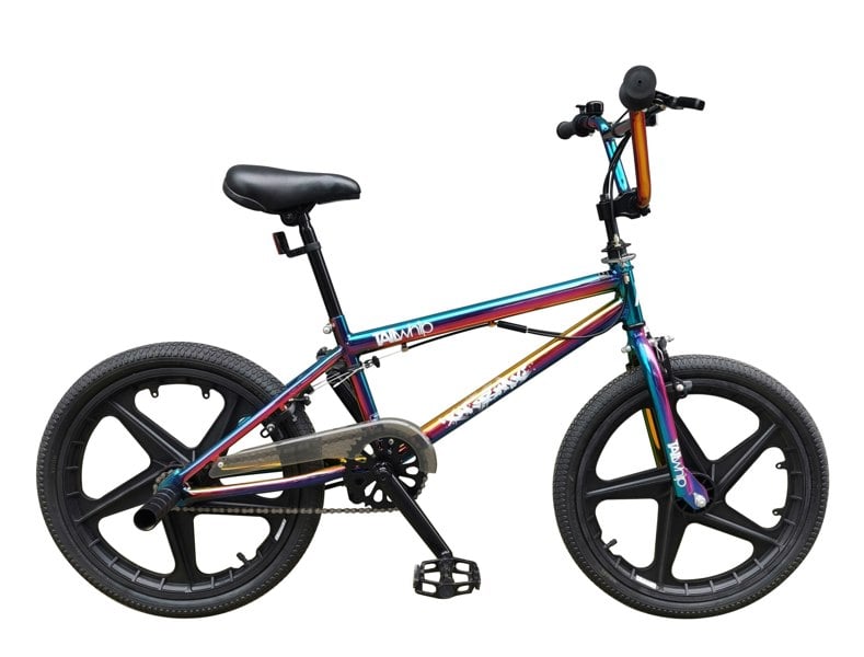 XN Tailwhip MAG 20In Freestyle BMX Bike, Single Speed, 2x Stunt Pegs - Jet Fuel