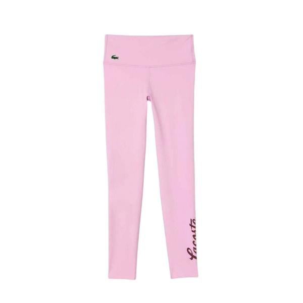 Lacoste Womens/Ladies Slim Leggings - Pink - 