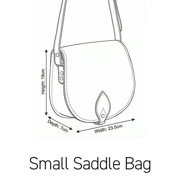 Zatchels Handmade Leather Saddle Bag - Magenta