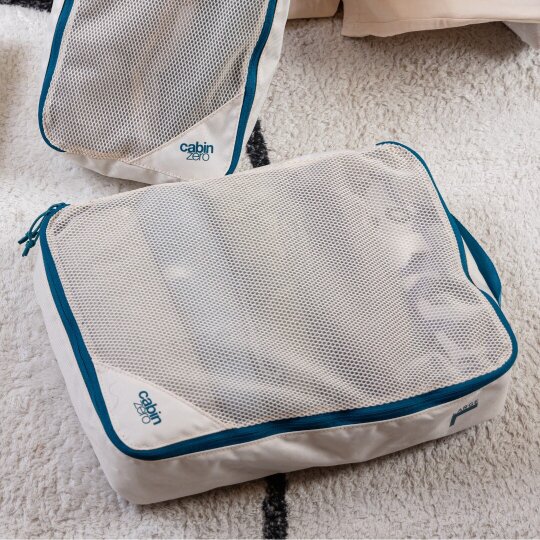 CabinZero Classic Packing Cube (Large), Rollable Organiser with Mesh Window for Bulkier Items