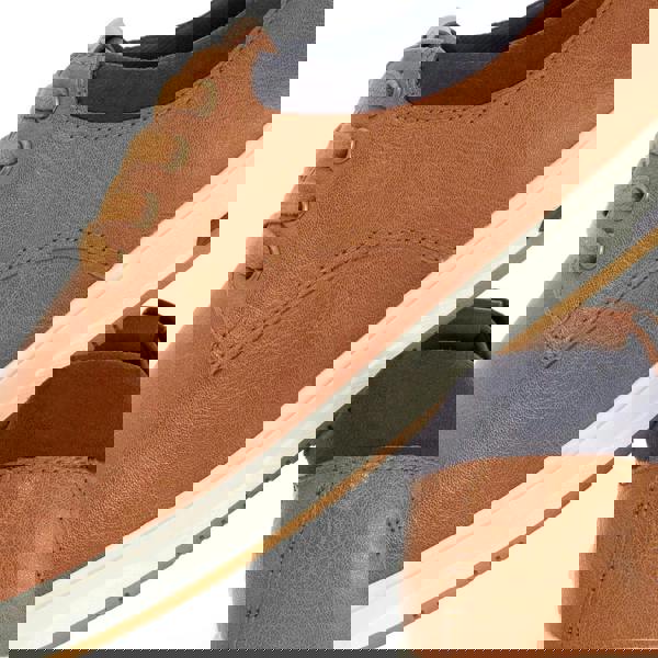 Dune London Mens Tamsen Lace Up Trainers - Tan - 