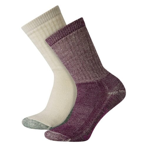 Smartwool 2 Pack Hike Classic Full Cushion Merino Wool Ladies Crew Hiking Socks