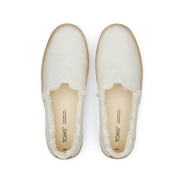 TOMS Valencia Espadrille Womens - White