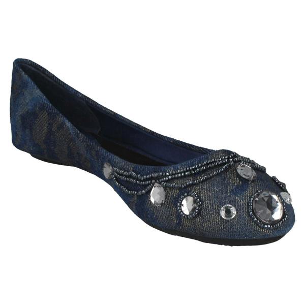 Spot On Girls Spot On Jewelled Casual Ballerinas
