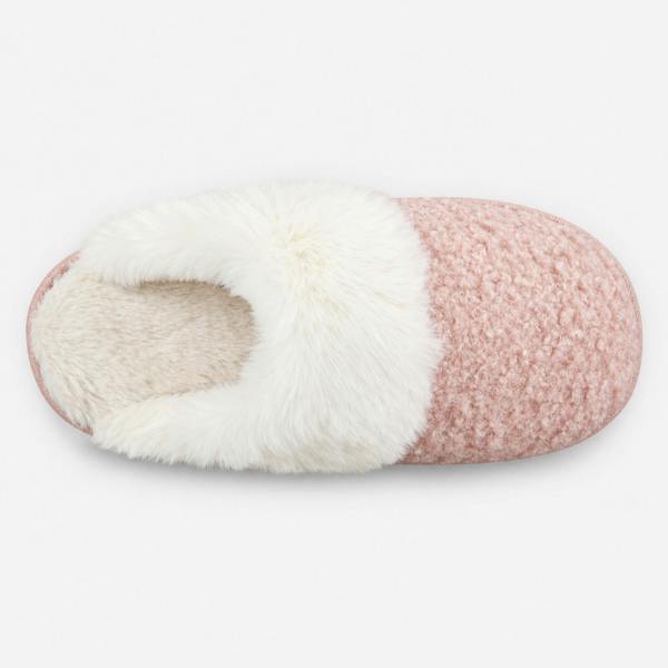 Totes BORG MULE SLIPPERS Mules   in  Pink