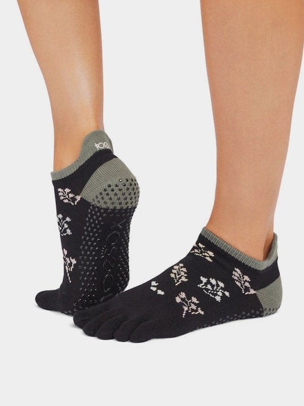 ToeSox Low Rise Full Toe Women's Yoga Grip Socks