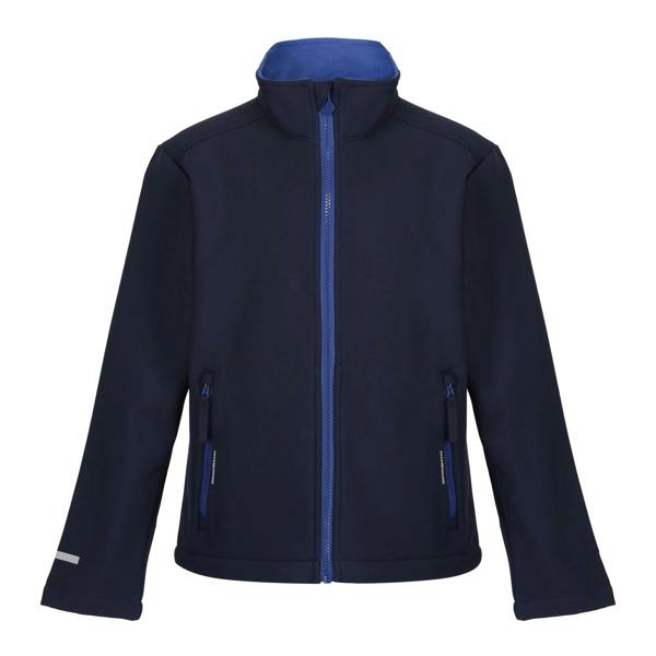Regatta Professional Childrens/Kids 2 Layer Soft Shell Jacket - Navy/New Royal