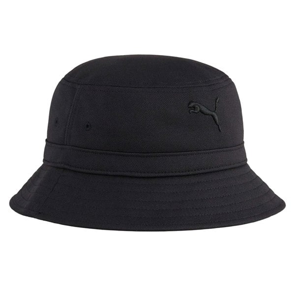 Puma Unisex Adult Premium Essential Logo Bucket Hat - Black