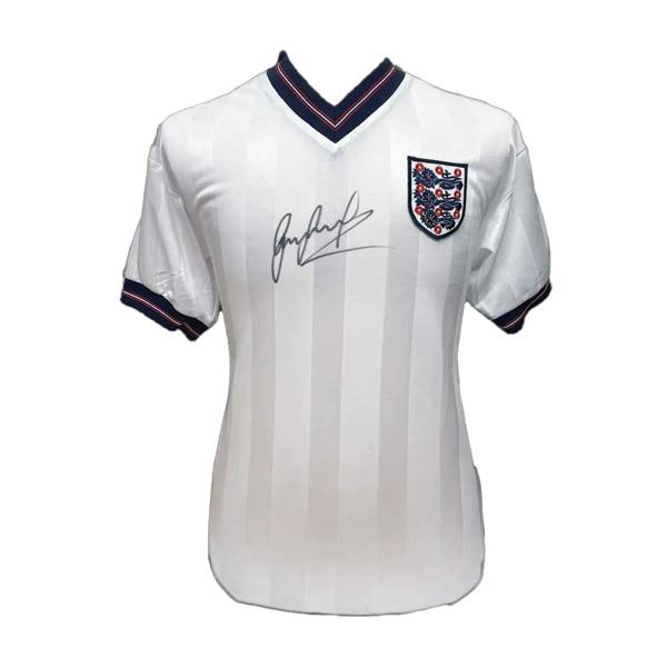 Unbranded Gary Lineker Signed 1986 England World Cup shirt — Unframed