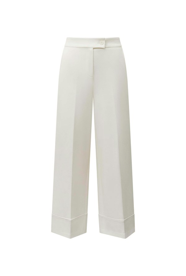 James Lakeland Tailored White Trousers