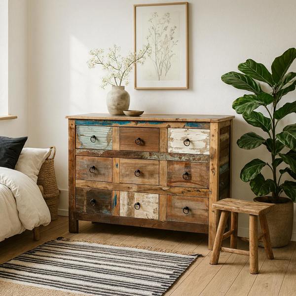 Wyld Haus Seattle Reclaimed Wood 9 Drawer Chest